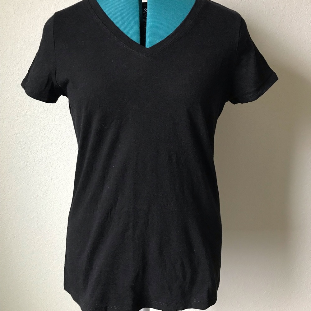 Tommy Hilfiger Black Cotton Short Sleeve tee shirt